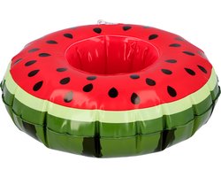 Boland - Opblaasbare bekerhouder Watermeloen - Kinderen en volwassenen - Verjaardag, Kinderfeestje, Themafeest, Tienerfeestje - Tropisch