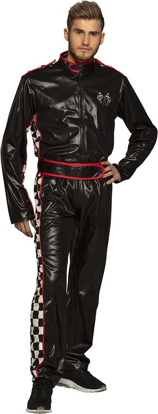 Boland Déguisement Costume Pilote De Voiture De Course Hommes Noir Taille M  / l | bol