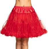 Boland - Petticoat de luxe rood - Volwassenen - Can Can - Prinsen en Prinsessen