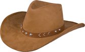 Boland Cowboy Hat Nebraska Brown Suede Look