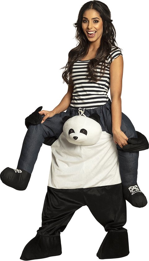 Boland - Kostuum Funny panda (one size) - Volwassenen - Panda - Dieren