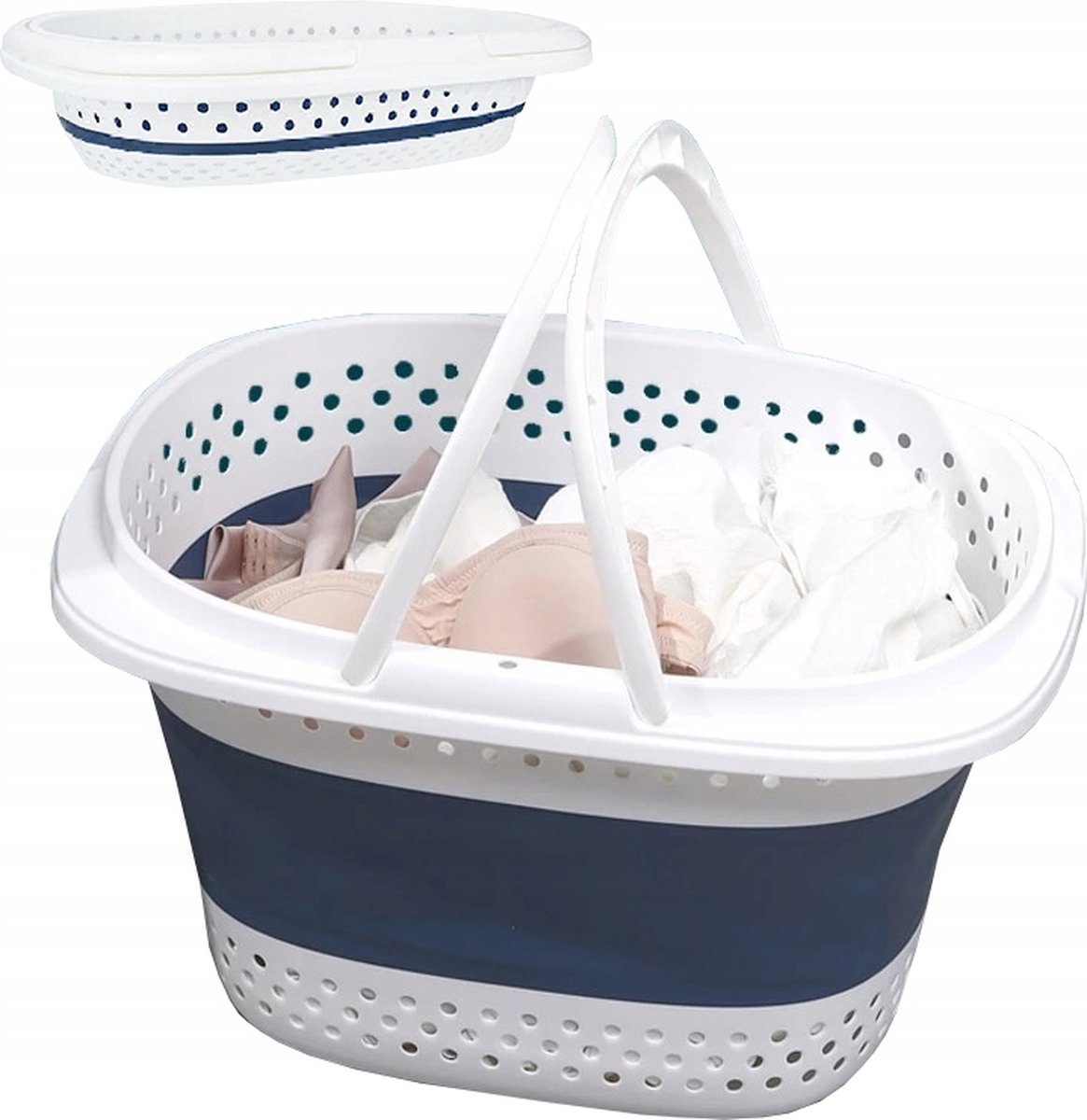 Opvouwbare Wasmand - Multifunctionele Wasmand Siliconen - Ruimtebesparende Wasemmer - Wasmand Opvouwbaar - Wasmanden - Wasbox - Laundry - Inklapbare Wasmand - Mand - Foldable Wash Basket - 32 L