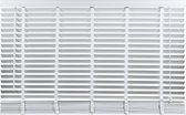 Woonexpress Houten Jaloezie Wit - 180x180 cm (BxH) - Raamdecoratie - Lamelbreedte 50 mm - inc. Bedieningskoord en Draaistang - Eenvoudig op maat maken en monteren