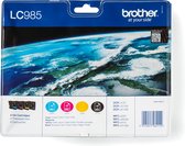 Brother LC-985BK - Inkcartridges Cyaan / Magenta / Geel / Zwart