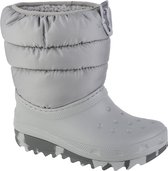 Crocs Classic Neo Puff Boot Kids 207684-007, voor een jongen, Grijs, Sneeuw laarzen,Laarzen, maat: 37/38