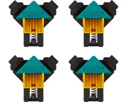 wolfcraft - Hoekklemmen 4 Stuks - Hoekklem Set - Hoek Lijmklemmen - 8626000