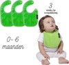 Mum2Mum - Baby Wonderslab - 3 stuks - Lime