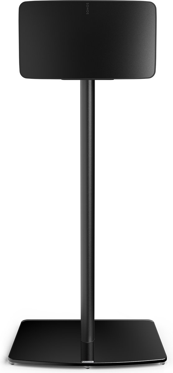 Spectral speakerstandaard voor Sonos Five en PLAY:5 | zwart buis, voet zwart (SP50-BG-BG)