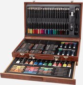 Premium Art set - creative Artist / 97 pc's/ kleuren/ kleurpotloden/ kleurkoffer/ schilderen/ schilderkoffer