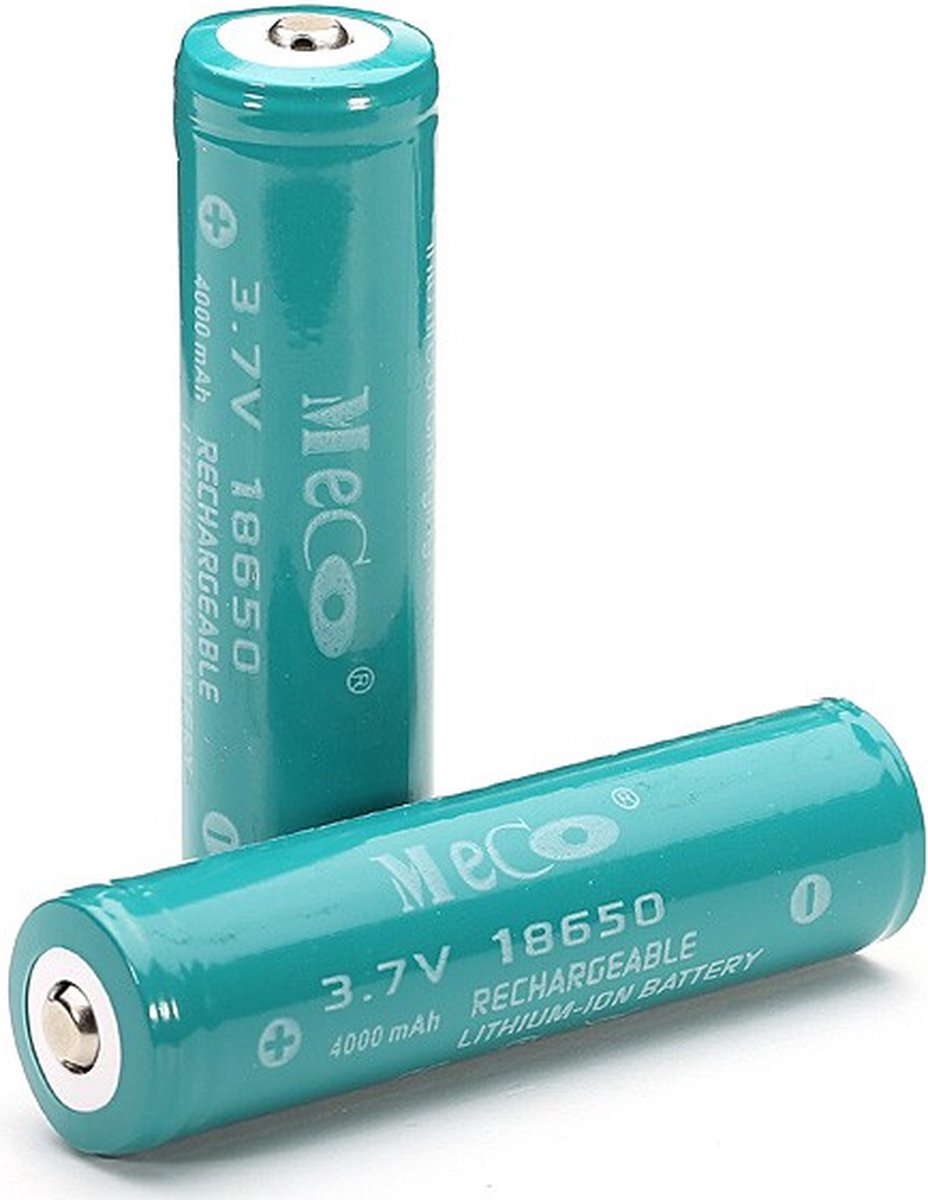 Twee stuks oplaadbare batterij