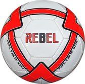 Rebel Voetbal Pvc Maat 5 Wit / Rood (pupil Van De Week)