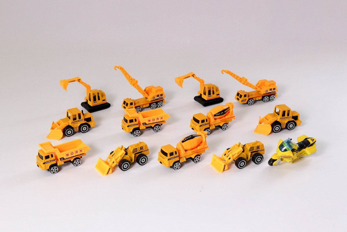 Graafmachine speelgoed- graafmachine - tractor speelgoed - tractor - kraan speelgoed - bulldozer speelgoed - — afbeelding 10