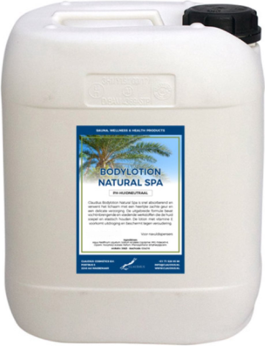 Bodylotion Natural Spa 10 Liter - navulling