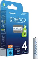 Eneloop Panasonic 4 x AAA 800mAh Oplaadbare batterij Nikkel-Metaalhydride (NiMH)