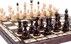 Afbeelding van het spelletje Chess the Game - Handgemaakt GROOT houten schaakspel - Mooie, unieke details!
