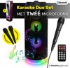 PartyFunLights - Bluetooth Karaoke Set - met microfoon - lichteffecten - incl. microfoon