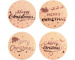 Kerst Stickers rond Multiplaza