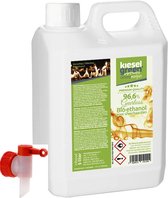 KieselGreen Bio-éthanol 5 litres sans odeur – Bioéthanol 96,6 %, sans danger pour les Cheminées et les cheminées de table, respectueux de l'environnement – ​​Éthanol de qualité Premium pour l'intérieur et l'extérieur