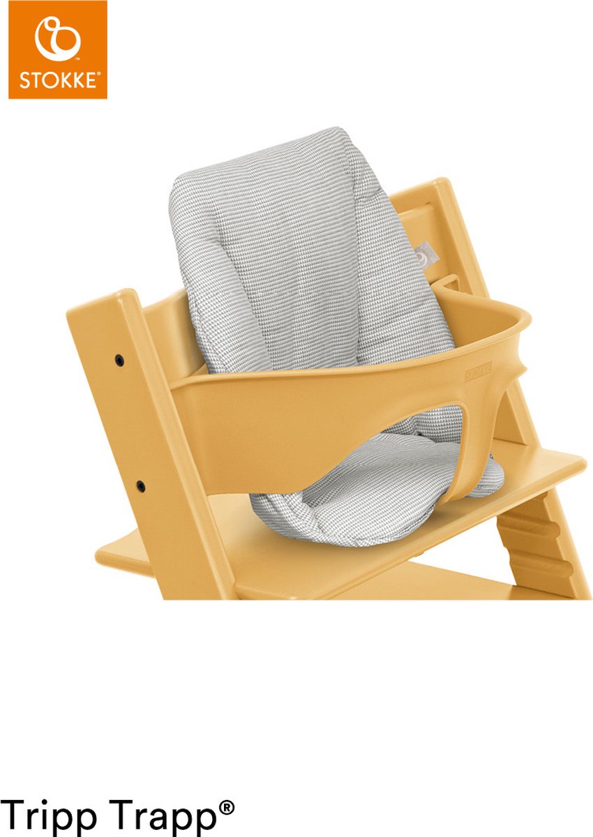 Scandinavian High Chair Stokke Tripp Trapp Baby Set - Sunflower