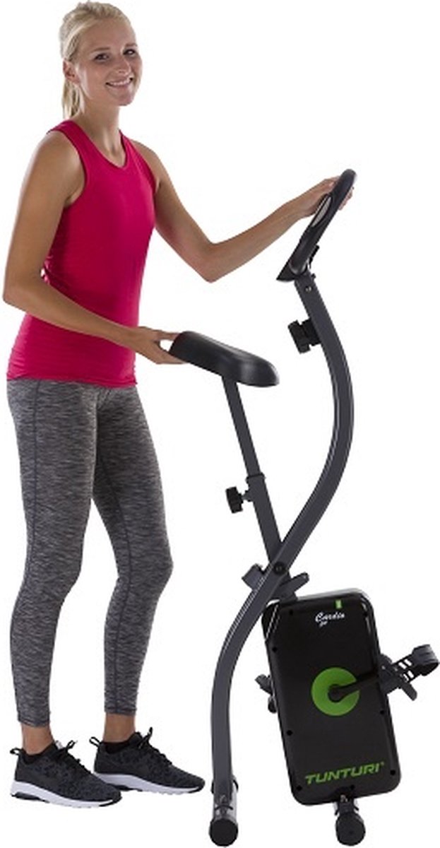 Afbeelding 2 van Tunturi Cardio Fit B20 X-bike - Hometrainer - Fitnessfiets - Fietstrainer - Opvouwbaar - Verstelbaar - 8 weerstandsniveaus