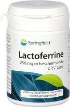 Springfield Lactoferrine 250 mg - 60 vdr capsules - Eiwitpreparaat