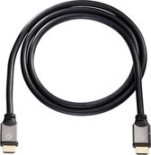 Oehlbach 92458 HDMI-kabel HDMI Aansluitkabel HDMI-A-stekker, HDMI-A-stekker 10.00 m Zwart 4K UHD, Audio Return Channel