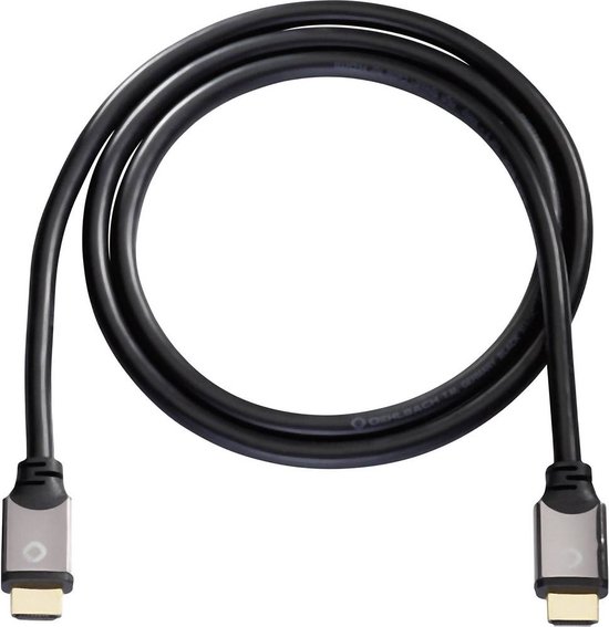 Foto: Oehlbach 92458 hdmi kabel hdmi aansluitkabel hdmi a stekker hdmi a stekker 10 00 m zwart 4k uhd audio return channel