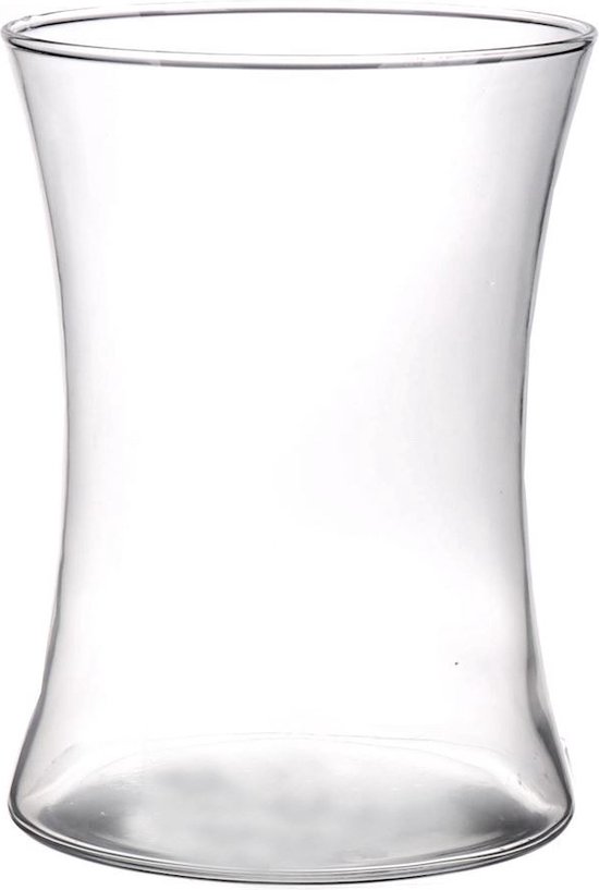 Afwijking Gemaakt van blad Brede trompet bloemenvaas/vazen van glas 19 cm- brede vazen transparant -  glazen... | bol.com
