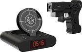 PIXMY - Wekker Kinderen - Gun Alarm Clock - Zwart - Digitale Wekker - Alarmklok Wekker - Kinderwekker - Wekker Pistool BLACK