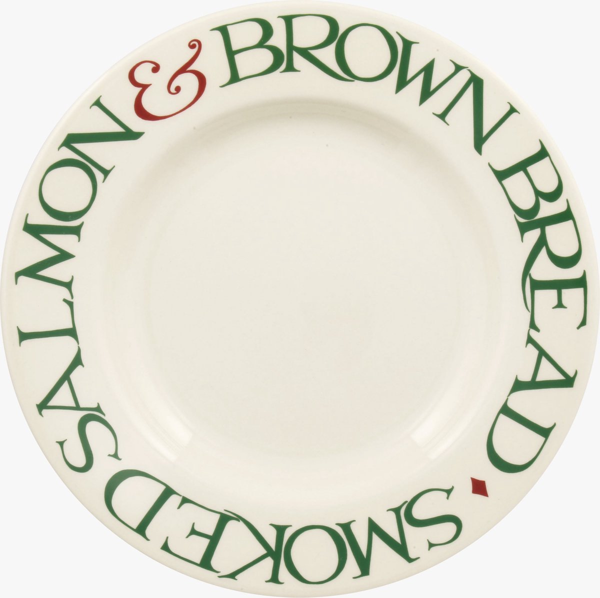 Emma Bridgewater Christmas Toast & Marmalade Smoked Salmon Plate 8,5 Inch