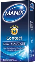 Manix - Contact 14 stuks Condooms - Roze