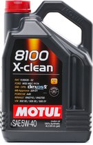 MOTUL 8100 X-Clean 5W40 Motorolie - 5L