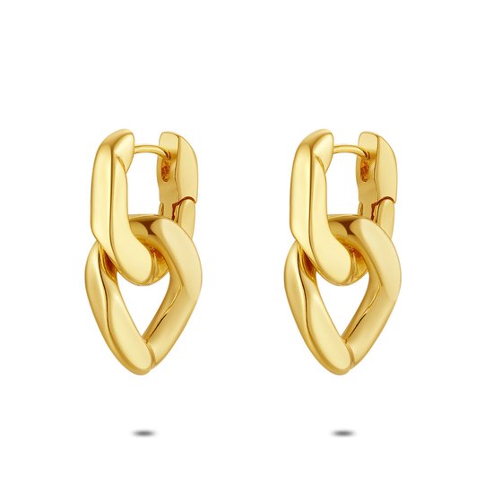 Twice As Nice Boucles d'oreilles haute couture, 2 maillons gourmands