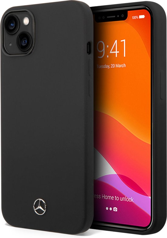 iPhone 13 pasjeshouder hoesje met schuifknop (roze