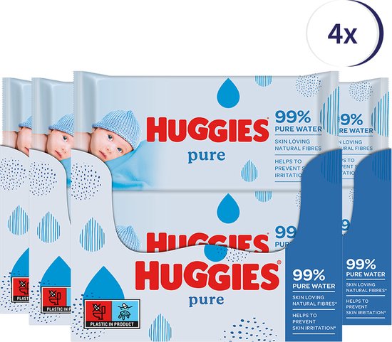 Huggies billendoekjes - Pure 99% water - 40 x 56 stuks - 2040 doekjes - voordeelverpakking