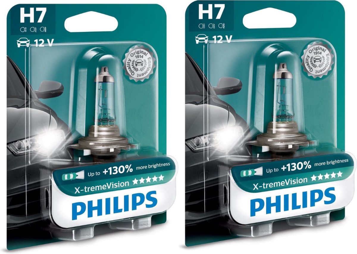 Philips X-tremeVision 12972XV + S2 lampe de voiture H7 55 W halogène