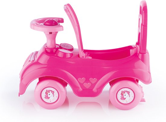 Loopauto – Pink – Loopauto Roze - Loopfiets 1 jaar – Loopauto Baby - Loopauto Meisje – Loopauto met Duwstang – Loopwagen – Loopstoeltje Baby – Loopfiets – Loopauto Meisje – Loopwagen 1 jaar – Loopwagentje