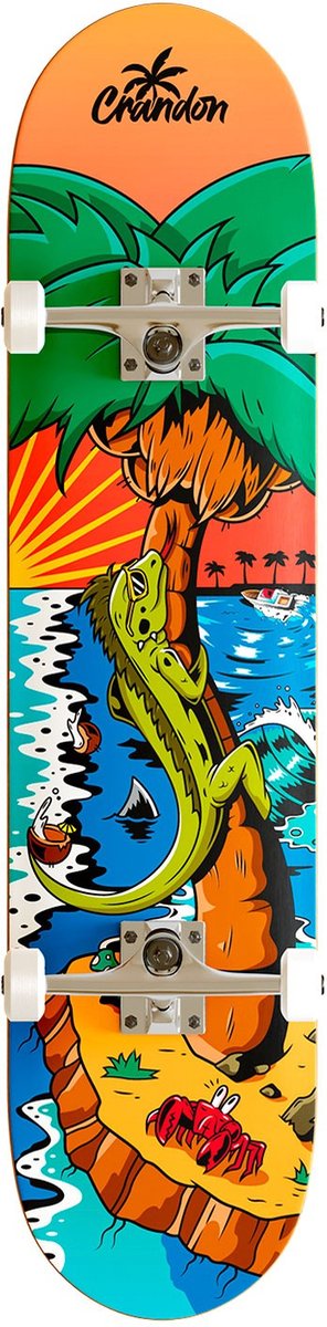 Crandon Skateboard Palm Beach - Canadees esdoorn hout - 31 x 7.5 inch - 78 cm