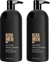 KIS - KeraMen - Hair & Skin Shaving Shampoo - 2 x 950ml