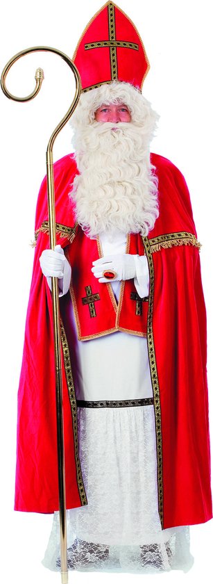 Bourgeon Een evenement Winkelier Wilbers & Wilbers - Sinterklaas Kostuum - De Enige Echte Sint Budget - Man  - rood -... | bol.com