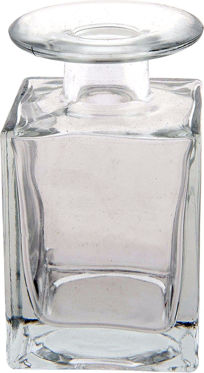 Clayre & Eef Vaas 6x6x11 cm Glas Transparant