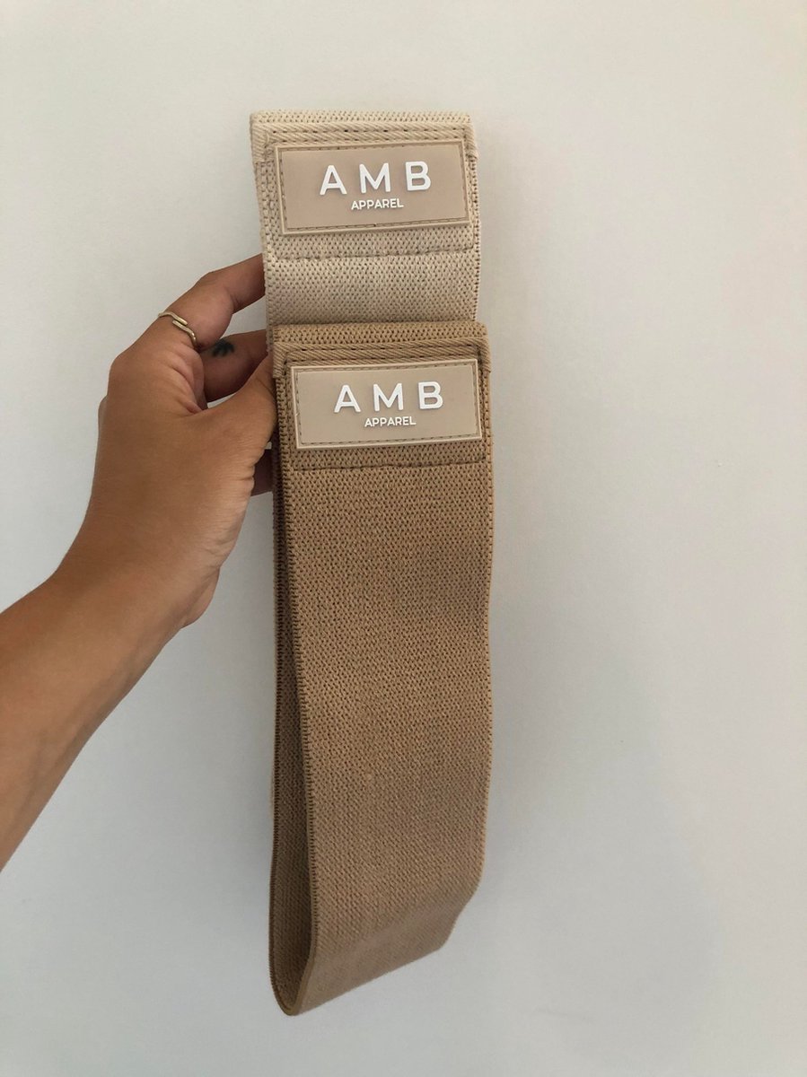 AMB apparel - Weerstandsband - Glute band - Nude - Beige - Zware weerstand