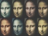Fotobehang - Mona Lisa (pop art).