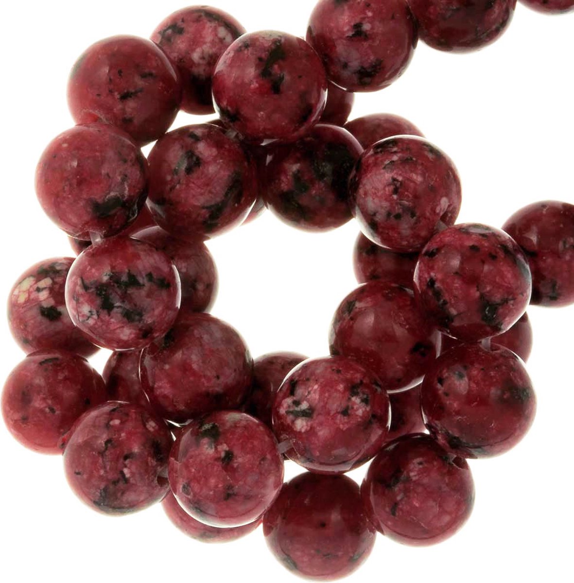 Labradoriet Kralen (8 mm) Dark Red (46 stuks)