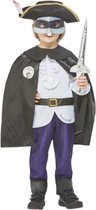 Smiffy's - Piraat & Viking Kostuum - Gevaarlijke Rat Piraat - Jongen - Paars, Zwart, Wit / Beige - Small - Carnavalskleding - Verkleedkleding