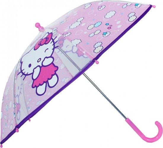 Parapluie pour enfants - hello kitty - s'ouvre automatiquement - parapluie  pour... | bol.com