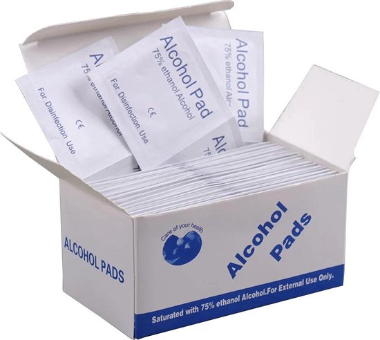 Desinfectie Doekjes - 70% Isopropyl Alcohol - 500 stuks
