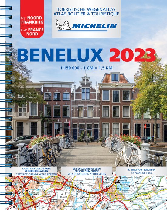 2023 Benelux & North of France - Tourist & Motoring Atlas