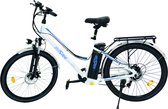 Bol.com Elektrische Fiets E-Fietsen | E-bike- 26 Inch - volwassen 250w elektrische fiets volwassen-BK1-Wit aanbieding