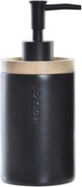 Articles - Pompe/distributeur de savon - classique - polystone - noir - 8 x 18 cm